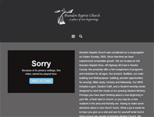 Tablet Screenshot of brandonbc.org